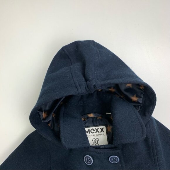 Toddler Girl Mexx Navy  Pea Coat 18M - Picture 2 of 11
